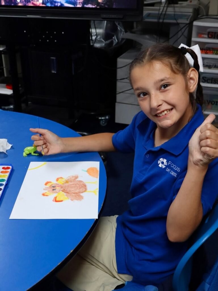 Focus Day School student