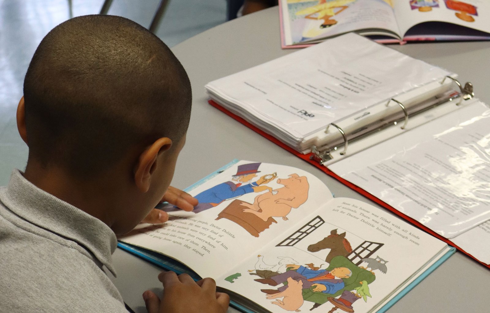 Student learning in a Focus Day School classroom