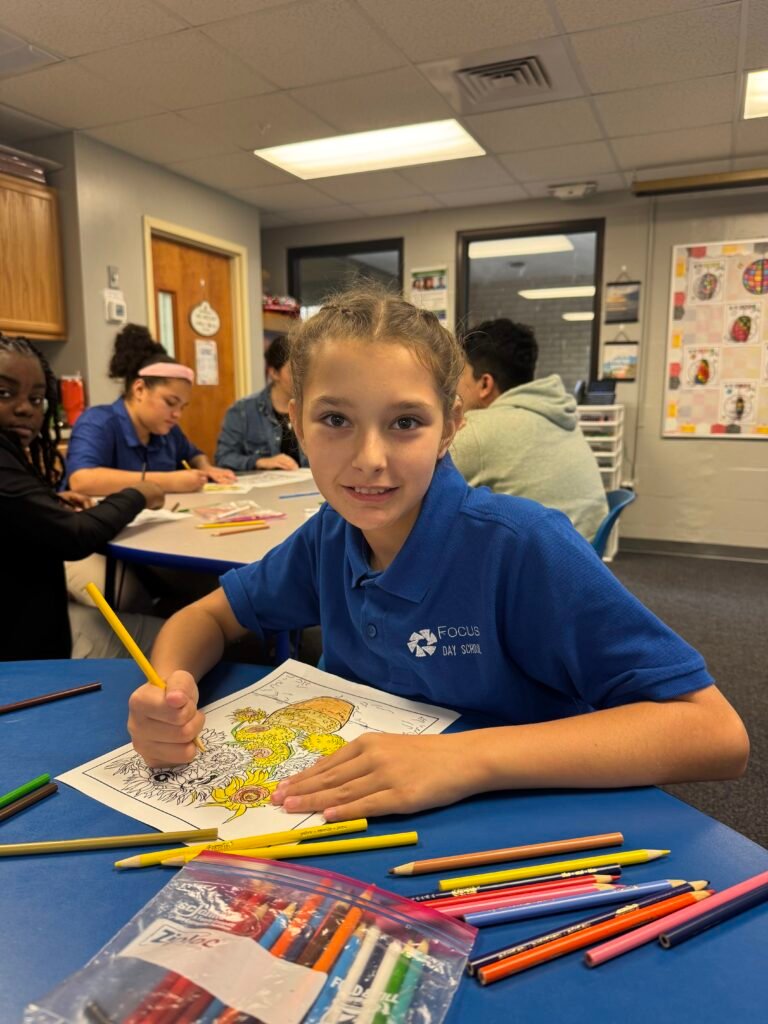 Focus Day School student